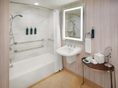 Koupelna v ubytování Hilton Washington DC/Rockville Hotel & Executive Meeting Center