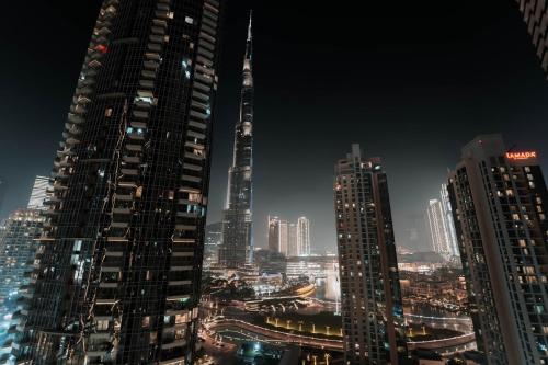 NYC x DXB with Full Burj Khalifa View in Downtown Dubai