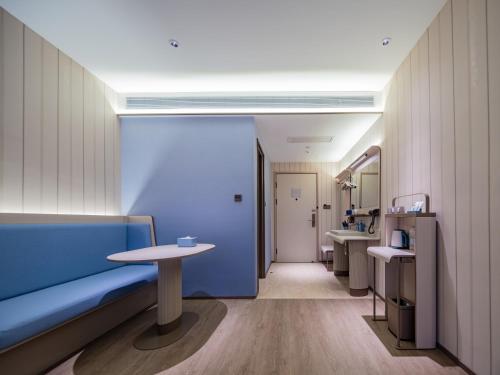 Posezení v ubytování Hanting Hotel Chengdu Tianfu Square Chunxi Road