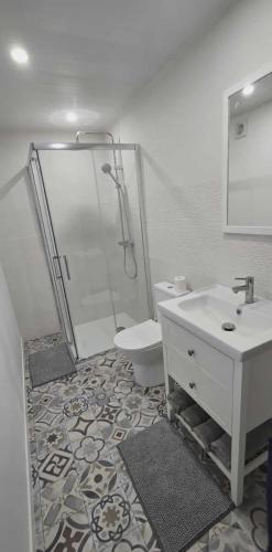 Kupatilo u objektu Ferme du chateau