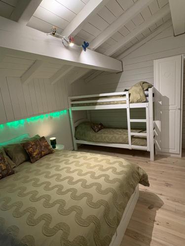 Postel nebo postele na pokoji v ubytování Chalet Pierra Menta