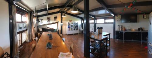 Et opholdsområde på Hestar Husid, het luxe paardenhuis