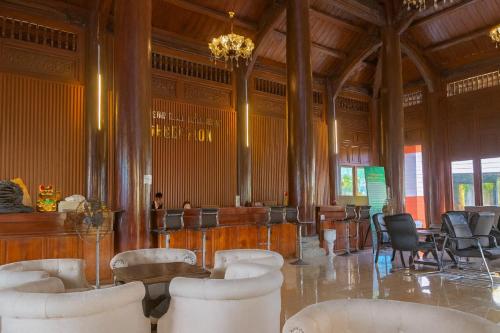 Χώρος καθιστικού στο Ruby Star Quỳnh Resort