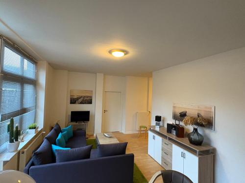 Η κουζίνα ή μικρή κουζίνα στο Ferienwohnungen "am Fürstenweg"