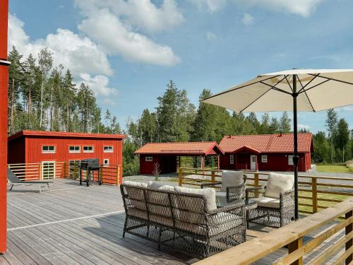 Το κτήριο όπου στεγάζεται  η παραθεριστική κατοικία