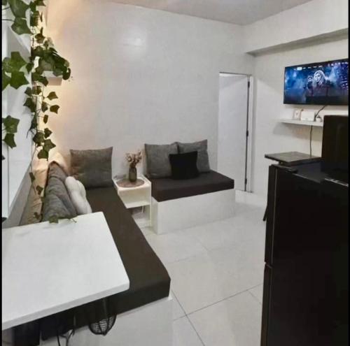 TV a/nebo společenská místnost v ubytování Naga City River View 1BR U1 Apartment