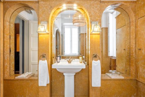 Ένα μπάνιο στο Pergola Boutique Hotel