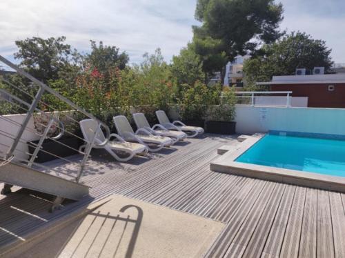 T2 Antibes - confort et cosy - piscine photo 7