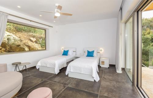 Postel nebo postele na pokoji v ubytování Spilia View