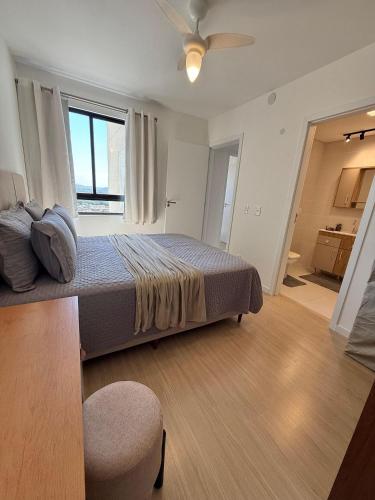 En eller flere senge i et værelse på Vista Mar • Piscina & Jacuzzi • Cond. Completo