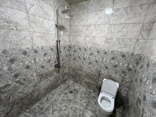 Koupelna v ubytování Quba Şah Villa