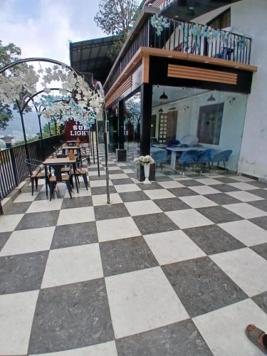 En balkon eller terrasse på Hotel Sunlight