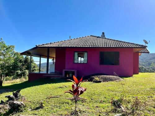 Bygningen som feriehuset ligger i