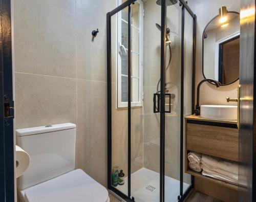 Ванная комната в Albergue Miguel Ángel