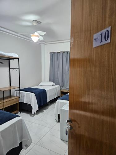 Postel nebo postele na pokoji v ubytování Ello Hotel Cristalina