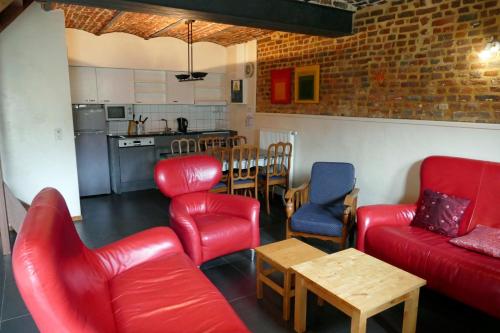 Køkken eller tekøkken på Apartments Cour d'Aix