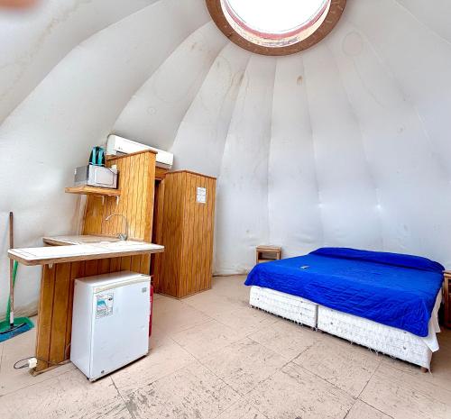 Una cama o camas en una habitación de Camping Corfo