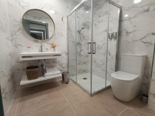 Ένα μπάνιο στο Casa Rural Del Valle Estrecho