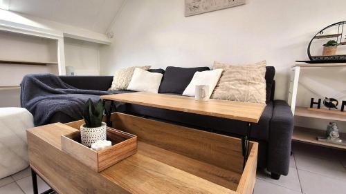 Χώρος καθιστικού στο Joli Studio de 25 M2 proche de Disney