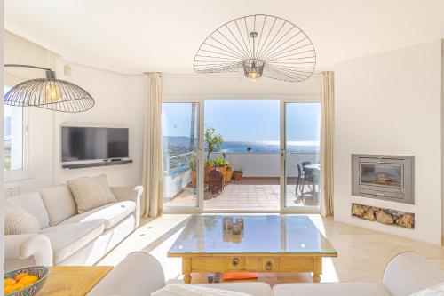 villa vistas al mar
