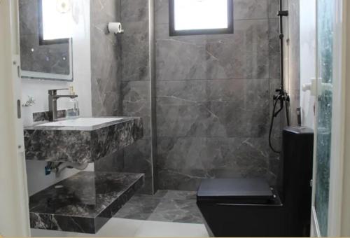 Koupelna v ubytování In The Peaks