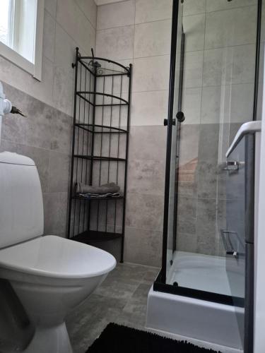 Et badeværelse på Ferienhäuschen in Ställdalen