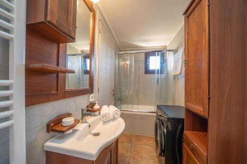 Ένα μπάνιο στο Villa Ostria