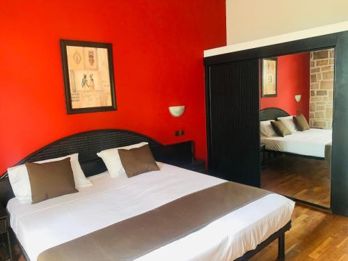 Cama o camas de una habitación en Hotel Dunas Boavista