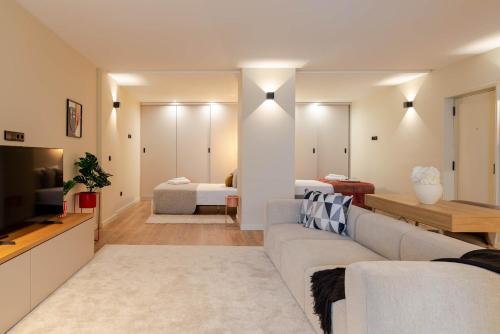 Modern Studio Open Plan Elegance by HostWise
