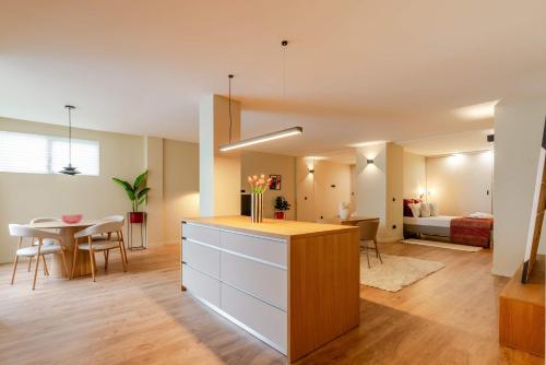 Modern Studio Open Plan Elegance by HostWise