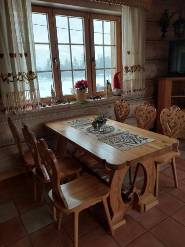 Khu vực ghế ngồi tại Pokoje Gościnne ZYCH