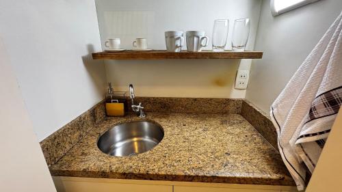 Nhà bếp/bếp nhỏ tại Hotel em Perdizes - FLAT1607 - By TorresGuest