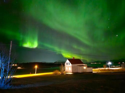 an image of the northern lights in the sky at This Old House - Check in Breathe out in Strønstad