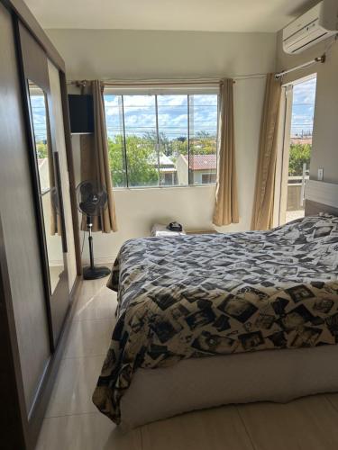 Postel nebo postele na pokoji v ubytování Duplex de veraneio