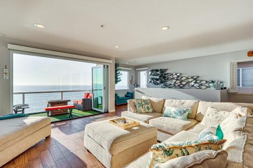 Et opholdsområde på Spectacular Ocean View! Luxe Condo in San Clemente