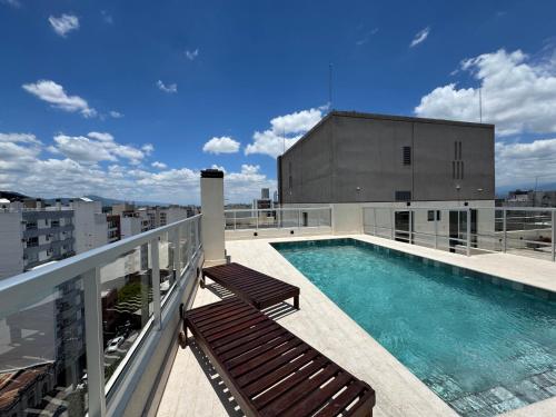 Πισίνα στο ή κοντά στο Paraíso-Perfecto para 2-Pileta-Zona estratégica