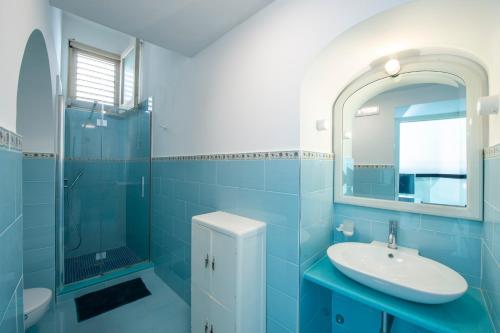 Et badeværelse på Maison Turquoise sea view - Amalfi Coast