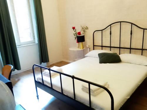 Postel nebo postele na pokoji v ubytování Hotel ambra milano