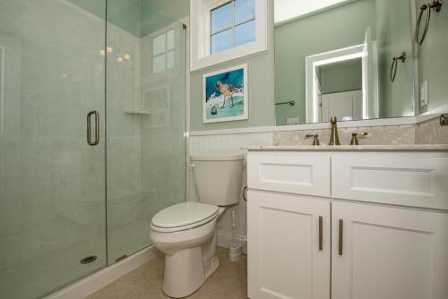 Koupelna v ubytování Captain's Choice