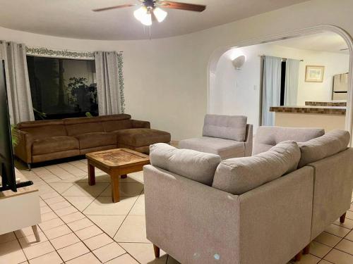 Area soggiorno di Casa Flor y Agua