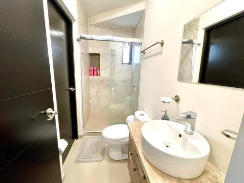 Koupelna v ubytování Oasis del Desierto