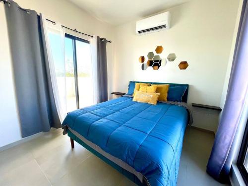 Postel nebo postele na pokoji v ubytování Oasis del Desierto