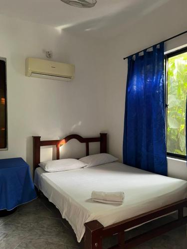 Postel nebo postele na pokoji v ubytování Hospedaje la Glorieta