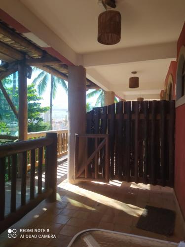 Ban công/sân hiên tại Recanto Arembepe