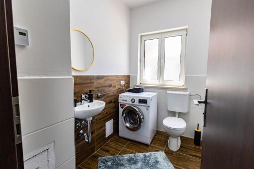 Et badeværelse på Magic Pine