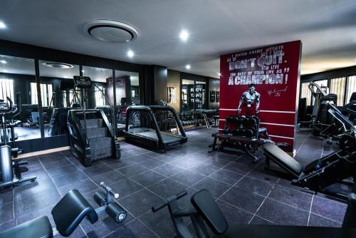 Fitnesa centrs un/vai fitnesa iespējas naktsmītnē Résidence LOBOS