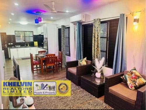 Køkken eller tekøkken på Villa Up Your Holiday