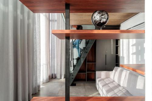 Χώρος καθιστικού στο New Time 1501 Cobertura Duplex Pajuçara