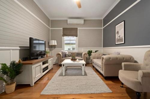 Posezení v ubytování Hunter Valley Spa Stay