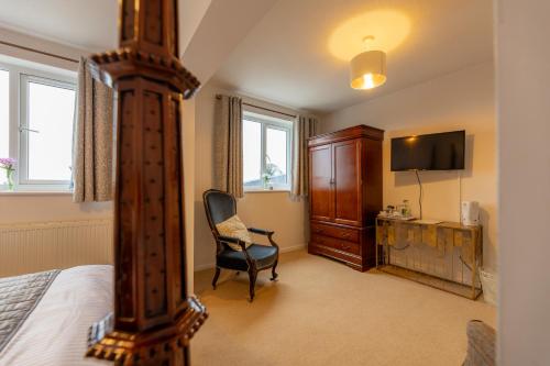 Μια τηλεόραση ή/και κέντρο ψυχαγωγίας στο The Hawk & Buckle Inn